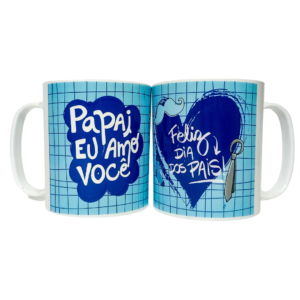 Caneca de Plástico Papai Eu Amo Você